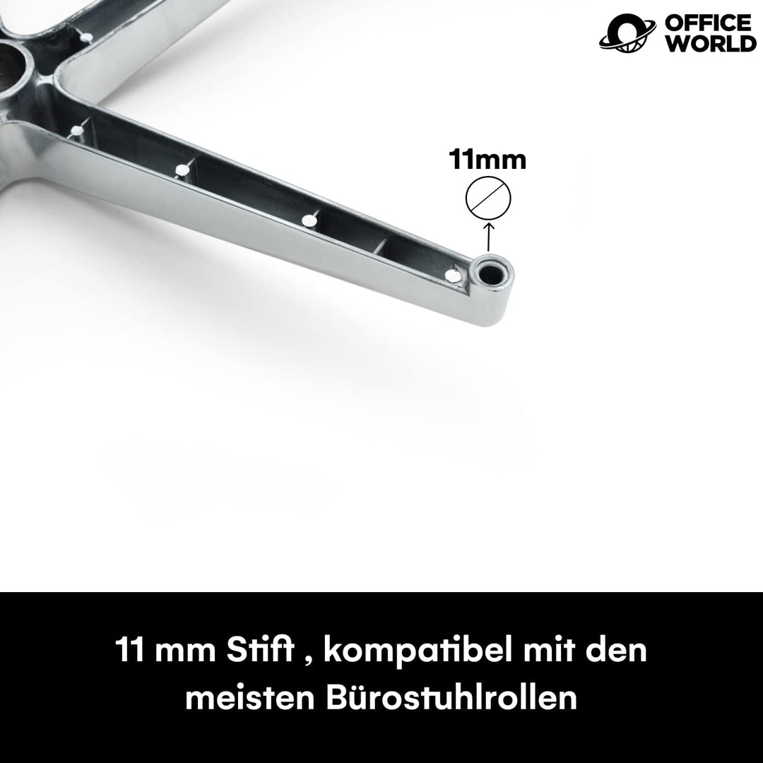 Fusskreuz für Bürostuhl, stabil untergestell,Drehstuhl ersatzteile,Drehkranz Fusskreuz, Belastbarkei