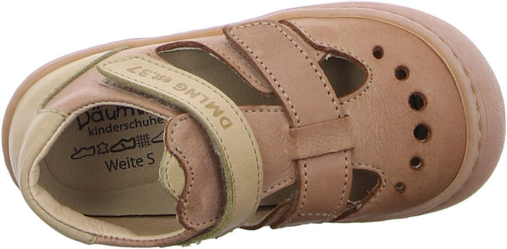 DMLNG Jungen SvenSneaker 21 EU Schmal Chalk Sattel, 21 EU Schmal Chalk Sattel
