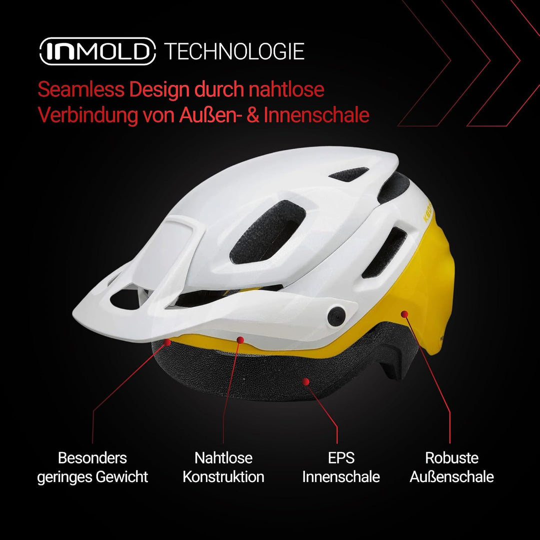 Gravelon Langstrecken Fahrradhelm Damen Herren, Made in Germany, mit LED-Rücklicht, Vintage Look, Ma