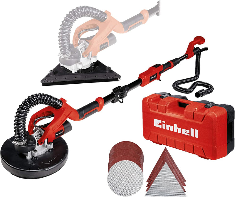 Einhell Trockenbauschleifer TE-DW 225 X (750 W, wechselbarer Schleifteller, Bürstenkranz gefedert, b