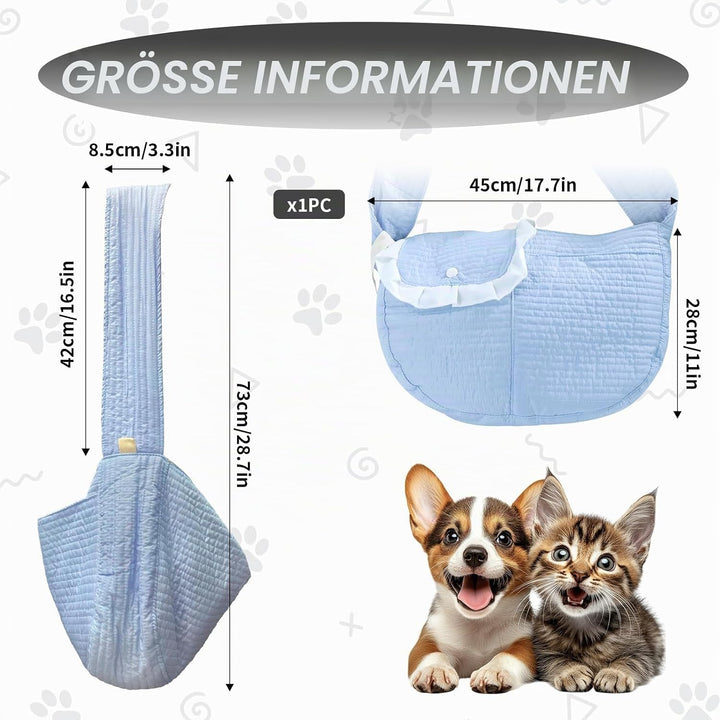 Hundetragetasche Tragetasche Hund, Tragetuch Hund, Hundetragetasche, Transporttasche für Hunde und a
