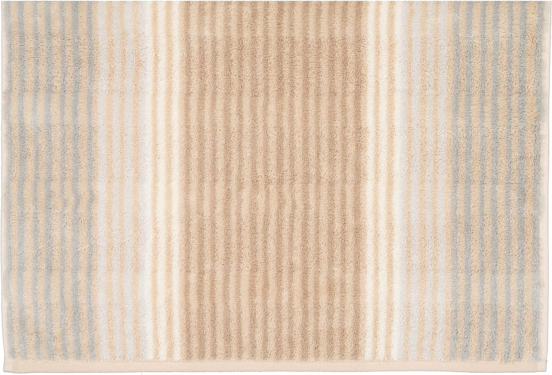 CAWÖ Home Handtücher Noblesse Cashmere Streifen 1056 Sand - 33 Duschtuch 80x150 cm, Duschtuch 80x150