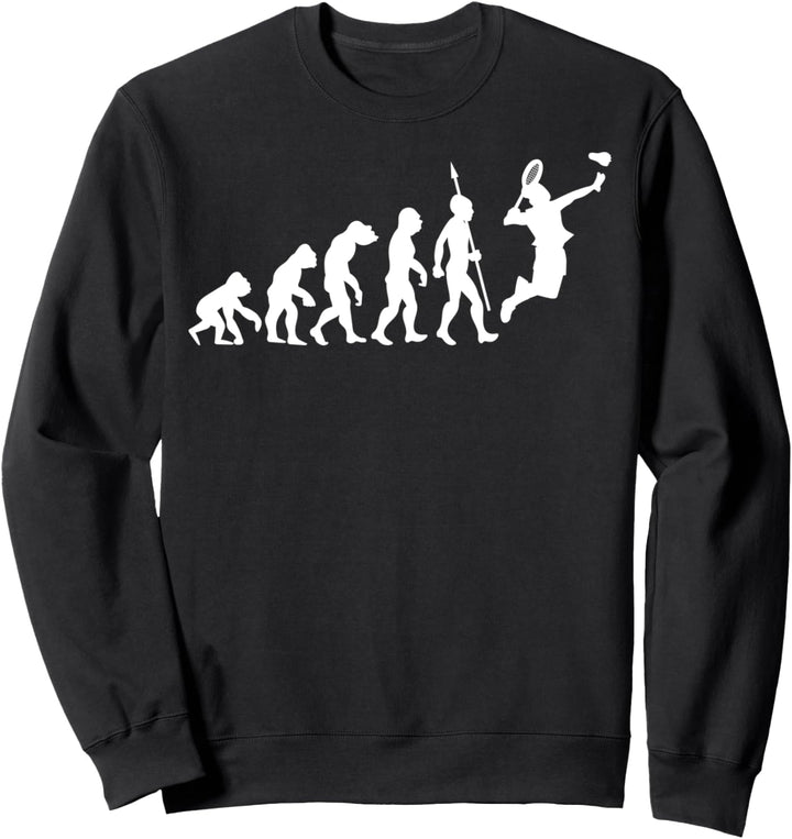 Badminton Evolution Federball Fun Sport Spieler Mannschaft Sweatshirt
