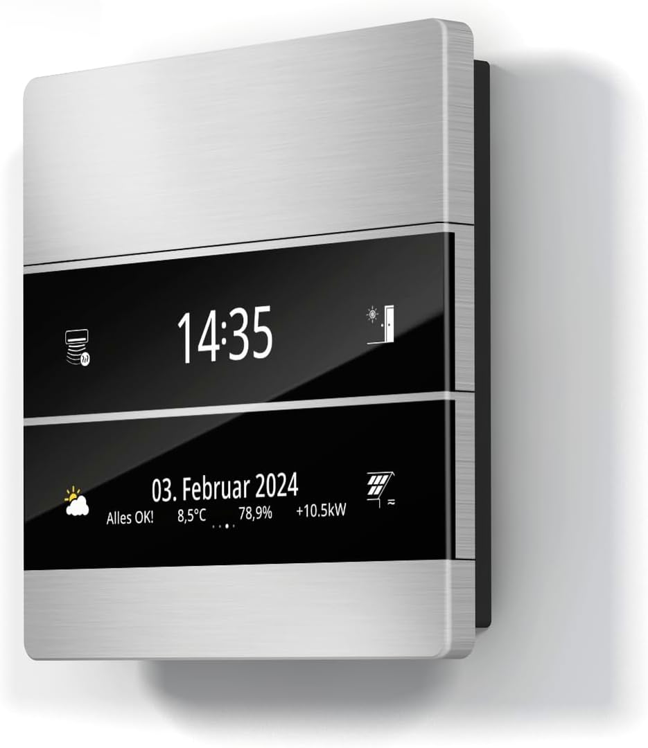 MeTa² KNX Standard Raumcontroller (Aluminium), Aluminium