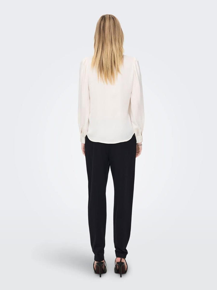 NAME IT Damen Onlzora Ls Puff Shirt Noos Wvn XS Macadamia, XS Macadamia