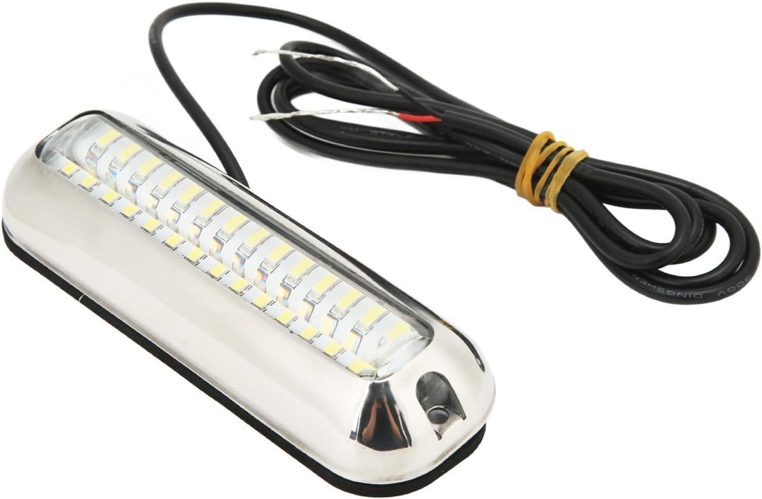 2 Stück Bootsnavigationslicht,Boots-Unterwasser LED Leuchten,Marine LED Leuchten 42 LED Wasserdichte
