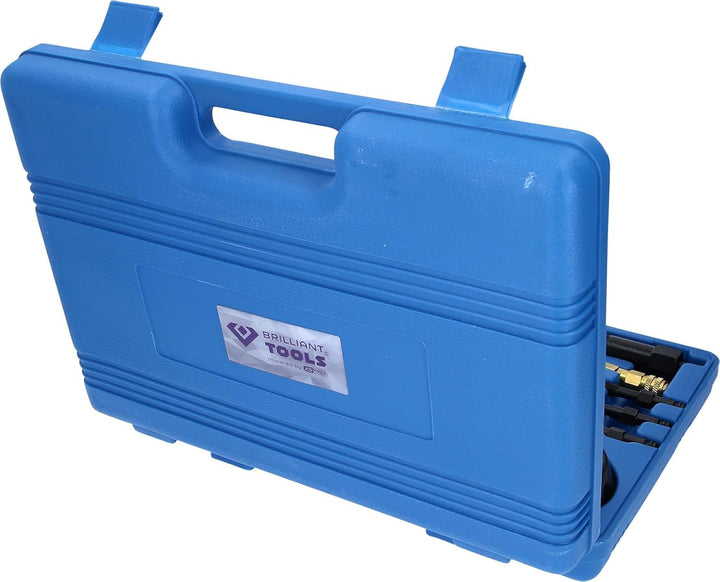 BRILLIANT TOOLS BT581000 Kompressionstester-Satz für Diesel Motoren, 18-tlg [Powered by KS TOOLS] 18