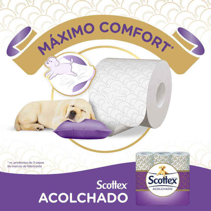 Scottex Gepolstertes Toilettenpapier - 63 Rollen 63 stück (1er Pack), 63 stück (1er Pack)