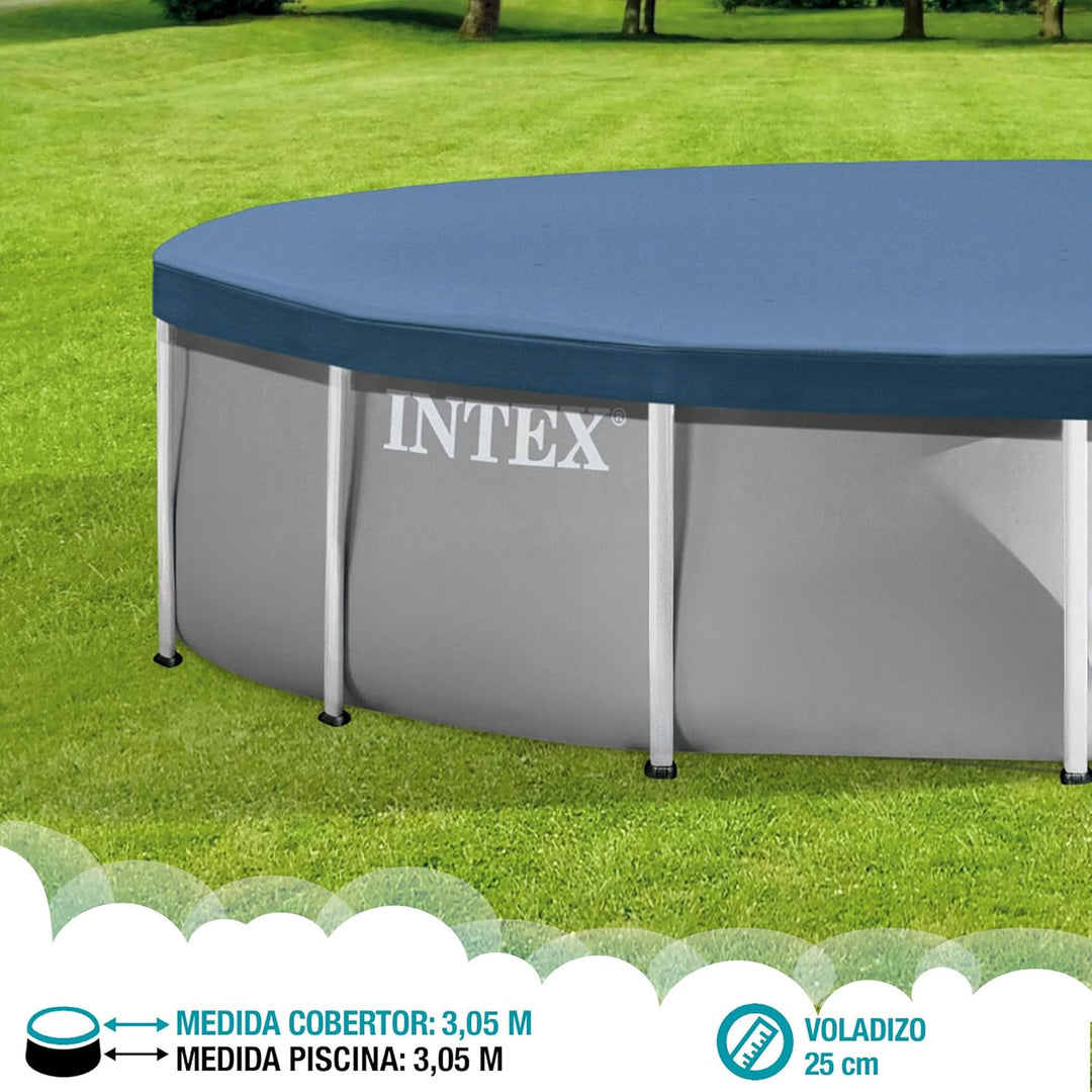 Intex Deluxe Pool Cover - Poolabdeckplane Deluxe - Ø 549cm - Für Ultra Frame Pool 549 Zentimeter, 54