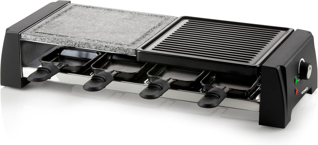 DOMO DO9190G Raclette/Steingrill, Kunststoff, 8