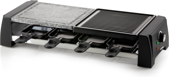 DOMO DO9190G Raclette/Steingrill, Kunststoff, 8