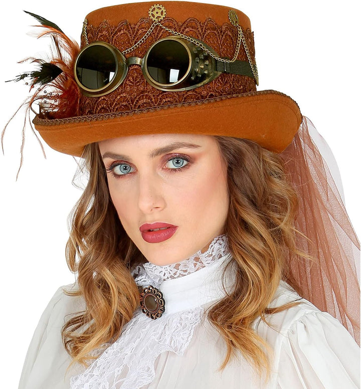 felt "STEAMPUNK TOP HAT"