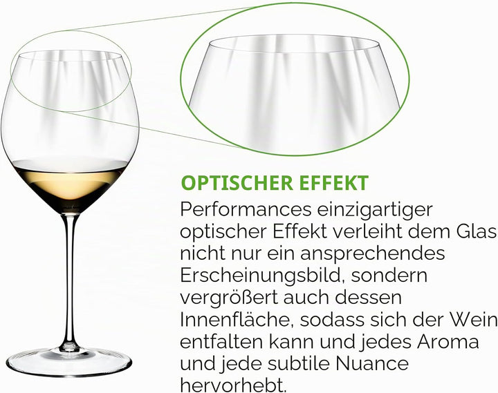 RIEDEL Performance Chardonnay Weinglas, 2 Stück, Chardonnay