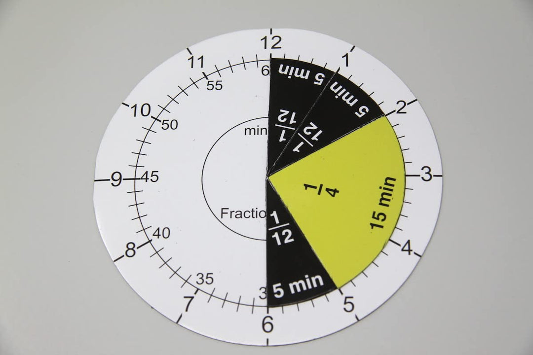 WISSNER 120140 aktiv lernen - Fraction Clock ZeitangabenundBruchteile
