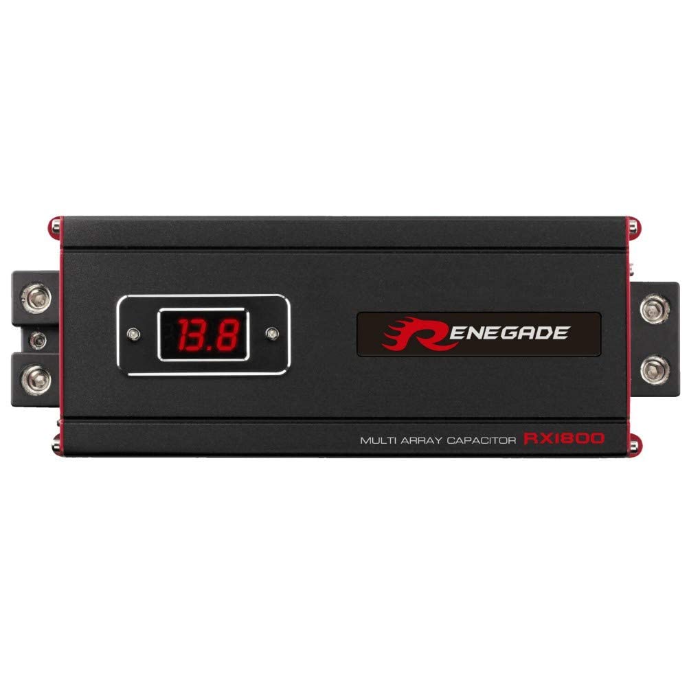 1 RENEGADE RX1800 Power Cap car Audio kondensator 18 Farad für systeme bis 18000 watt rms 1 2 3 4 5
