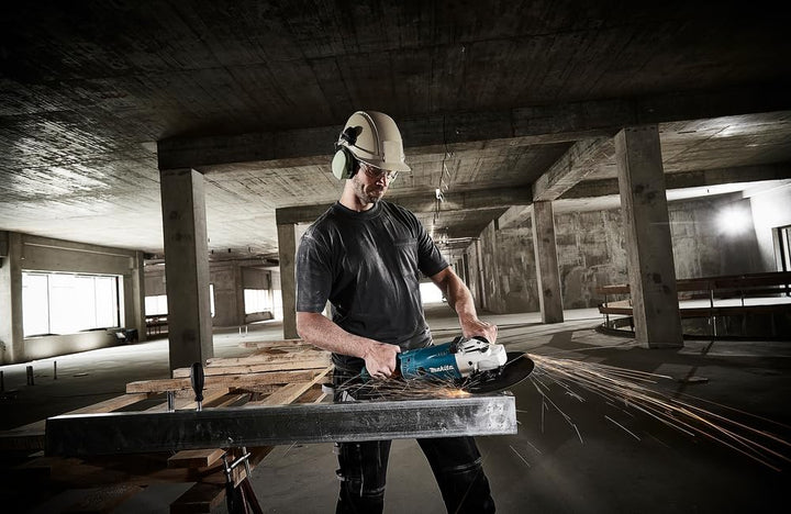 Makita GA9020 230mm Elektro Winkelschleifer 240V mit Tragekoffer/Diamant Messer