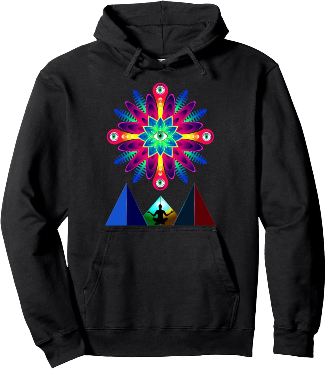 Meditation Psychedelic Inspiration Pullover Hoodie