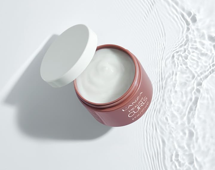 L'ANZA Feuchtigkeitsspendende Lockenkur - Leave-in Creme für mehr Feuchtigkeit, bändigt krauses Haar