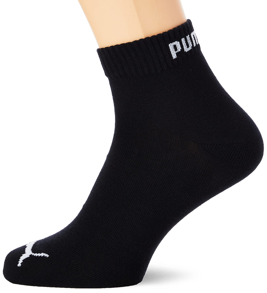 Puma Herren Sportsocke Quarter 3P 35-38 Schwarz, 35-38 Schwarz