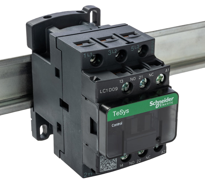 Schneider Electric - Leistungsschütz LC1D 3p, +1S+1Ö, 4 kW, 9 A, 400 V AC3, Spule 48 V AC, LC1D09E7