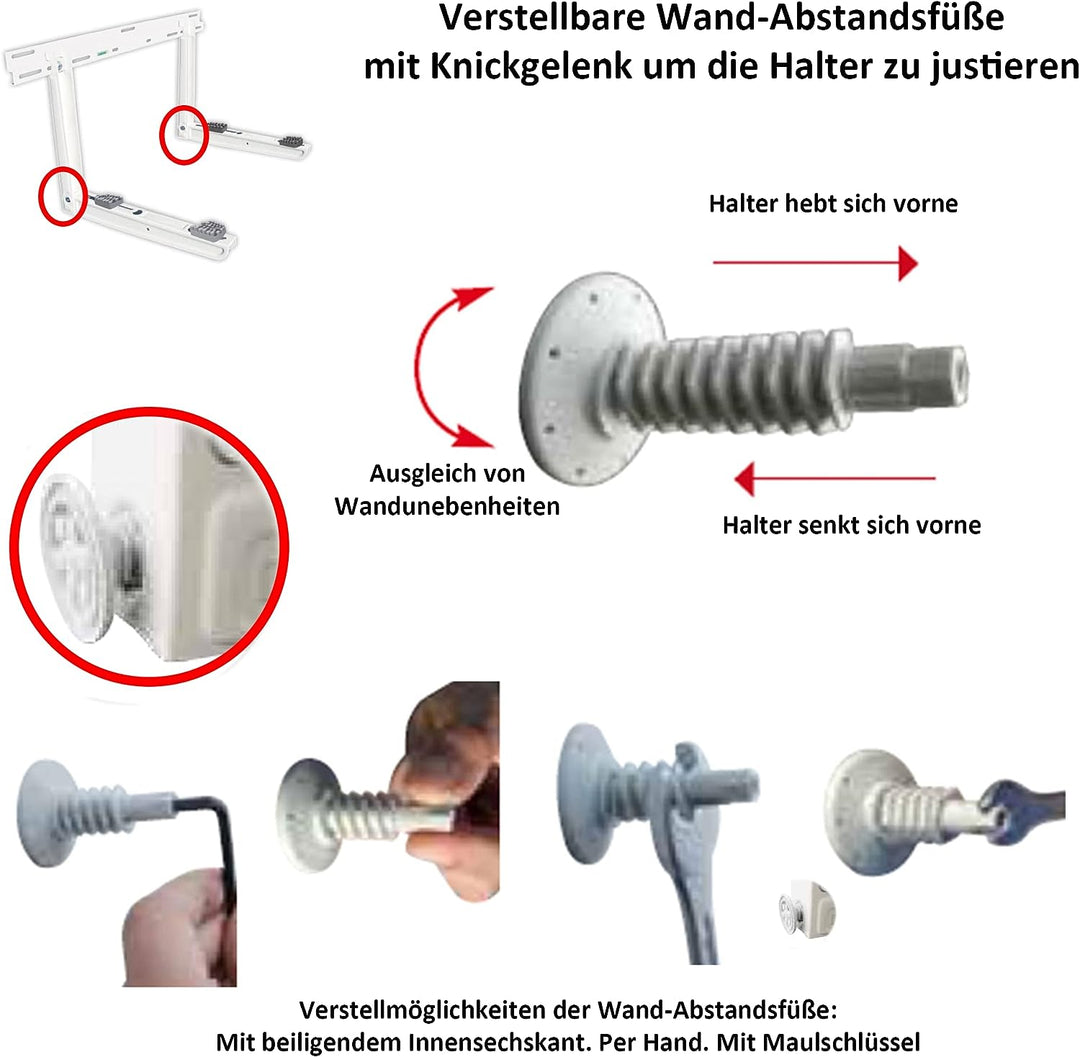 Wandkonsole GIOTTO SG - 120 EVO Wandhalterung belastbar bis 120kg für Split Klimaanlage Aussengerät