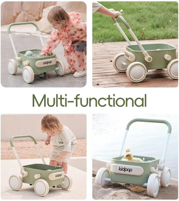 Kidpop PULA 2-in-1 Baby Lauflernwagen, Indoor und Outdoor Baby Spielzeug, Multifunktionale Lauflernh