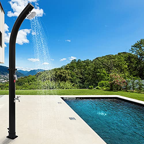 Supfine Solardusche 18 Liter Solar Gartendusche - Einstellbare Wassertemperatur - Solar Pooldusche m
