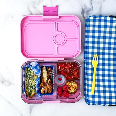 Yumbox Panino M Lunchbox (Fifi Pink) - mittelgrosse Brotdose mit 4 Fächern | Kinder Bento Box für Ki