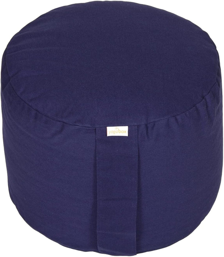 Yogabox Hochwertiges Meditationskissen Rondo Big - Yogakissen extra hoch Bezug und Innenkissen 100%