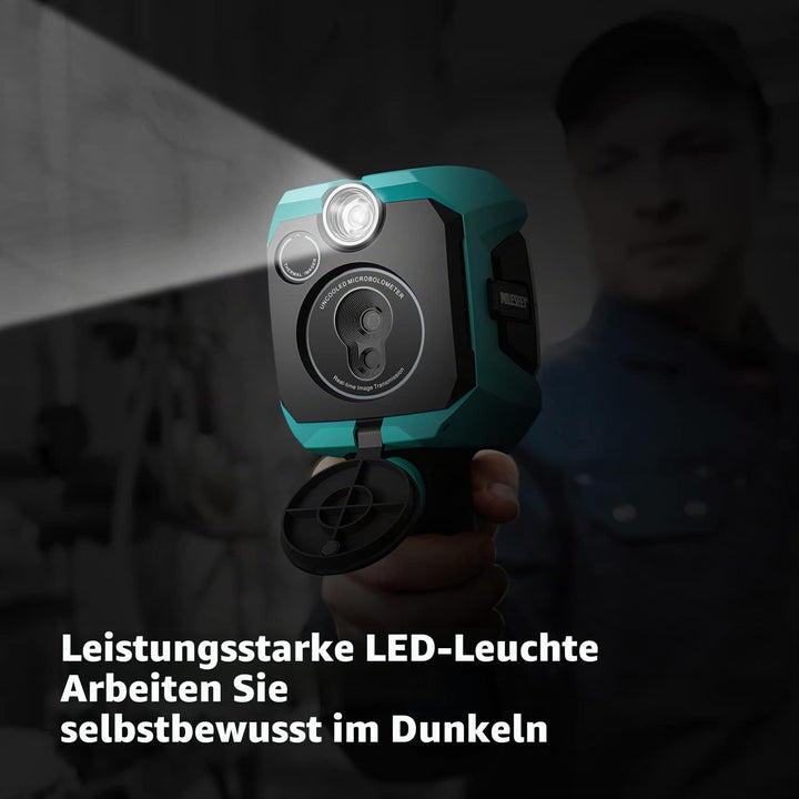 Infrarot Wärmebildkamera,MiLESEEY Handheld Thermokamera 3,5 Zoll LCD-Anzeige,Wiederaufladbar,6 Palet