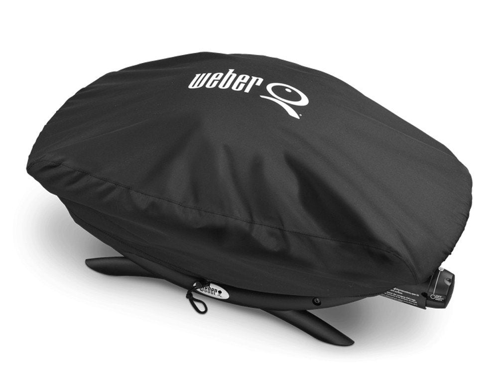 Weber Premium-Abdeckhaube/Für Grills der Serie Q 200/2000, Atmungsaktives und wasserabweisendes Mate