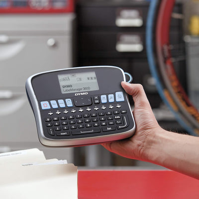 DYMO LabelManager 360D Professionelles Beschriftungsgerät | Etikettiergerät mit QWERTZ Tastatur | Ei