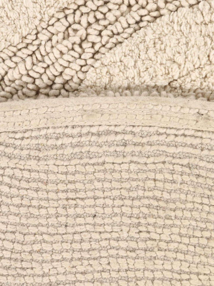 RugVista Badematte Breeze, ∅ 70 cm, Rund, Mittelflor, Anti-Rutsch, Moderner Badteppich, Maschinenwas