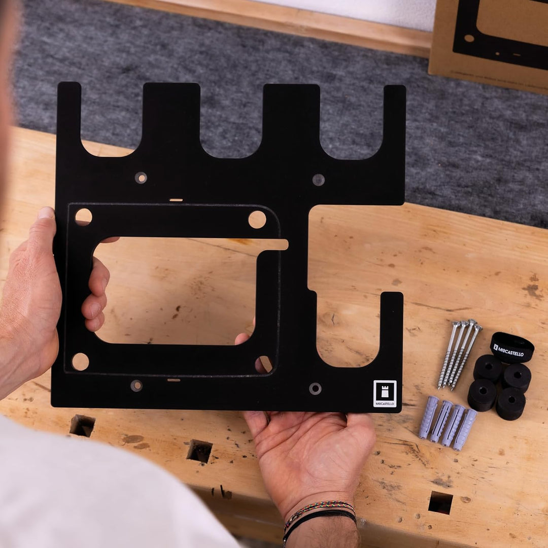 TAKE&amp;GO Wandhalterung für Makita Akkus und Ladegerät – mit cleverer Ladegerät-Befestigung für festen