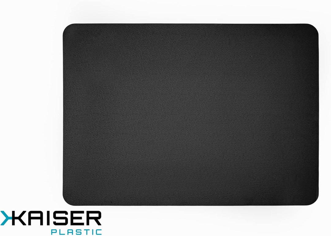 KAISER plastic® Grillmatte | Unterlage | 117 x 153 cm | Schwarz | Made-In-Germany | Für Terrasse - G