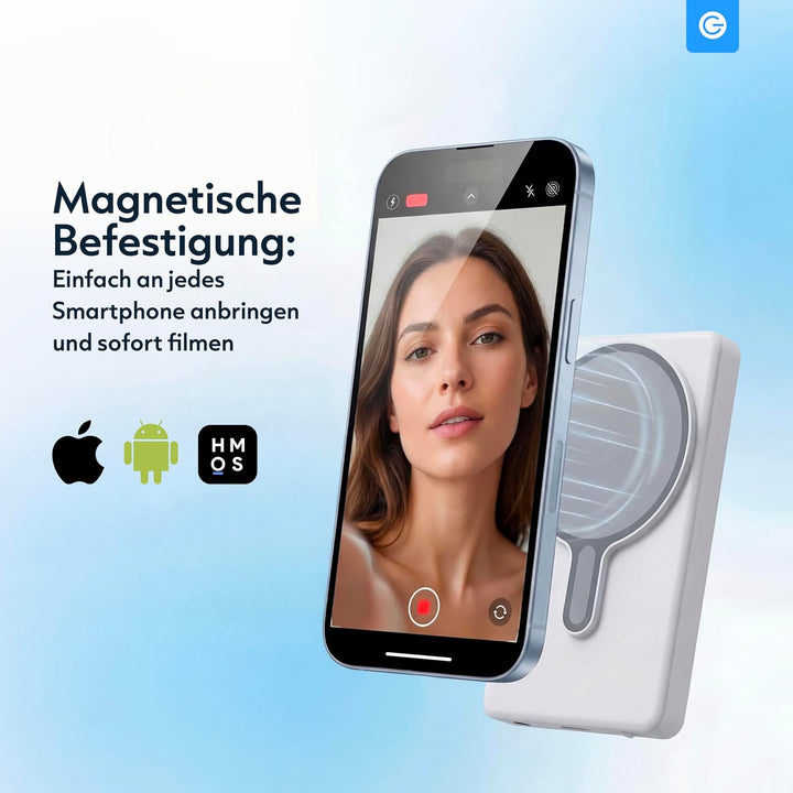 Silvergear® Selfie Monitor Handy | Selfie Monitor iPhone & Android | Smartphone Rückkamera Live Vors