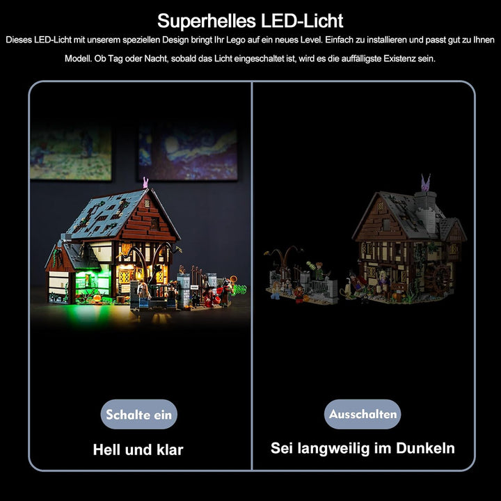 Led Licht Set für Lego 21341 Disney Hocus Pocus: The Sanderson Sisters&