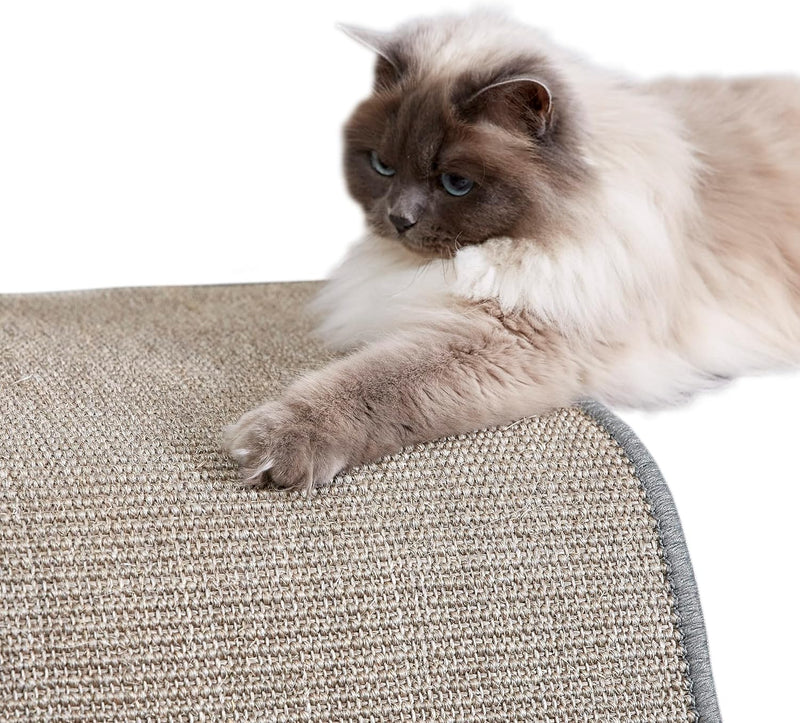 Kratzmatte für Katzen - Fussmatte Sisal Kratzteppich - natürliche Sisalmatte robust - Vorleger aus 1