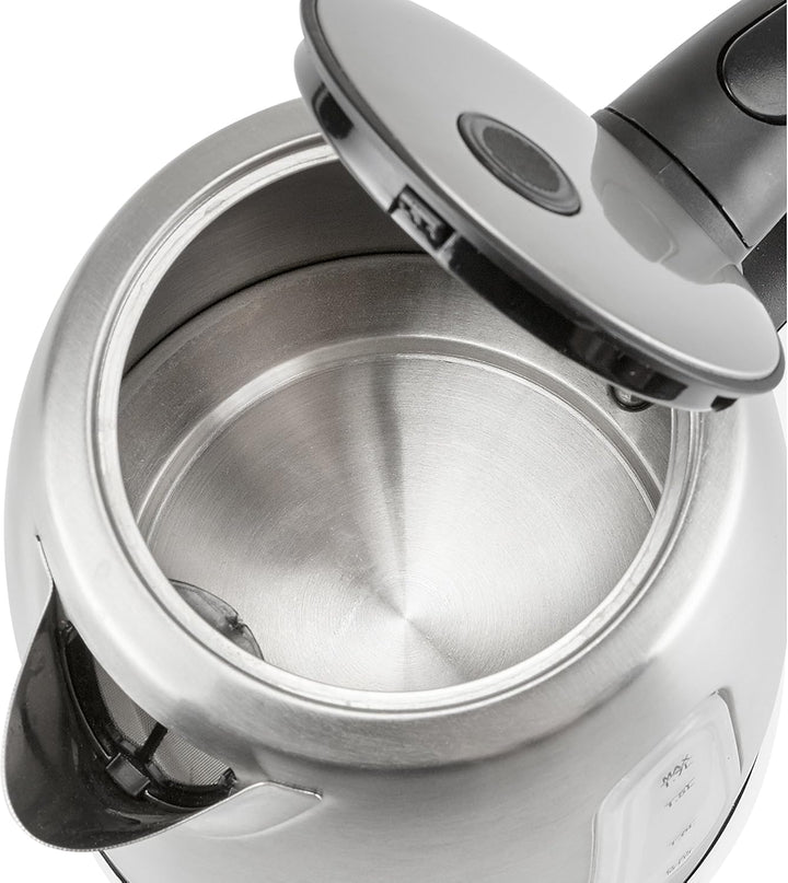 Tristar WK-3373 Wasserkocher und Heisswasserspender, 2200 W, silber Silver, Silver