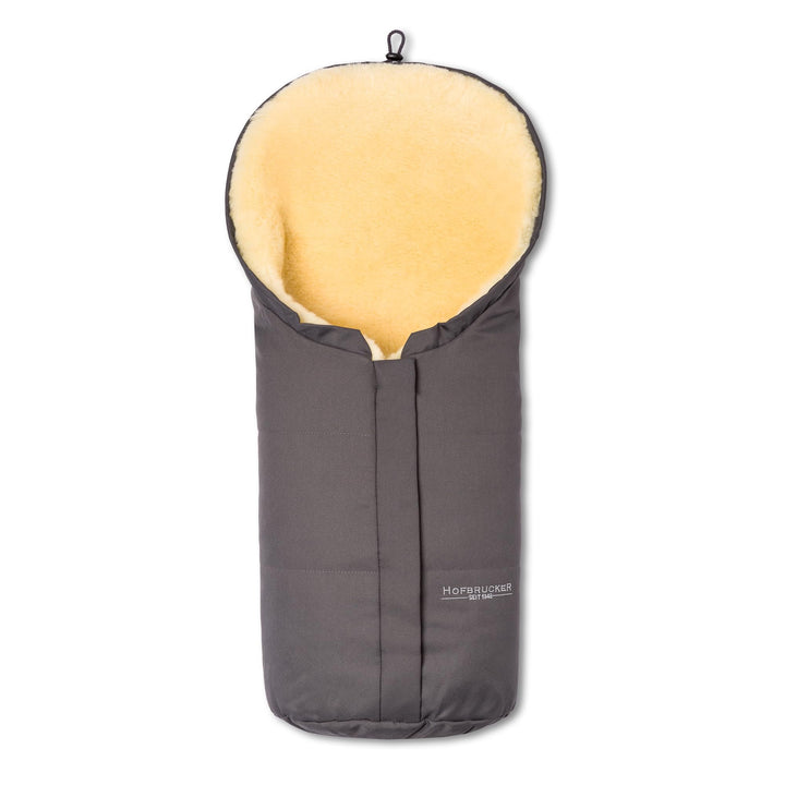 Hofbrucker Lammfell-Fusssack Eskimo für Babyschale, Kinderwagen, Buggy/Universeller Winterfusssack/F