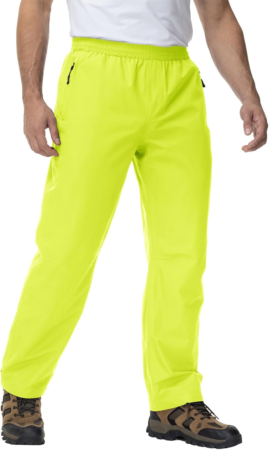 donhobo Herren Hose Wasserdicht Regenhose Leichte Winddichte Fahrrad für Outdoor Mesh Atmungsaktiv A