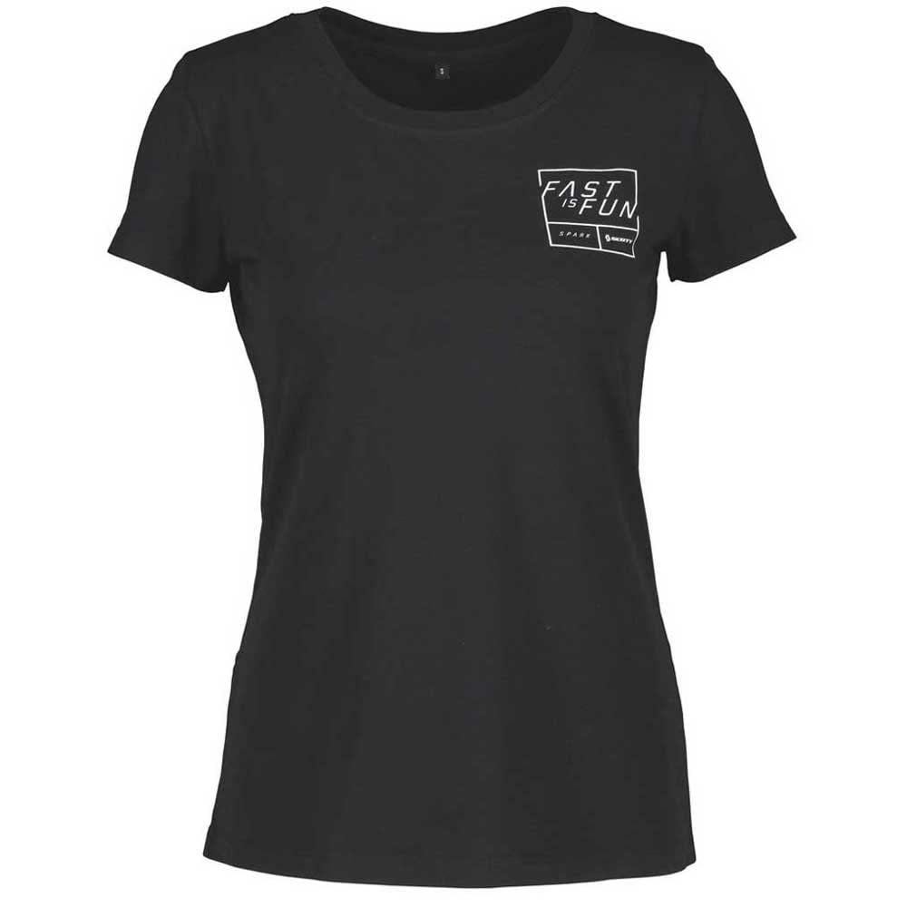 Scott Spark Fast is Fun Damen Freizeit T-Shirt schwarz 2023: Grösse: M (38/40)