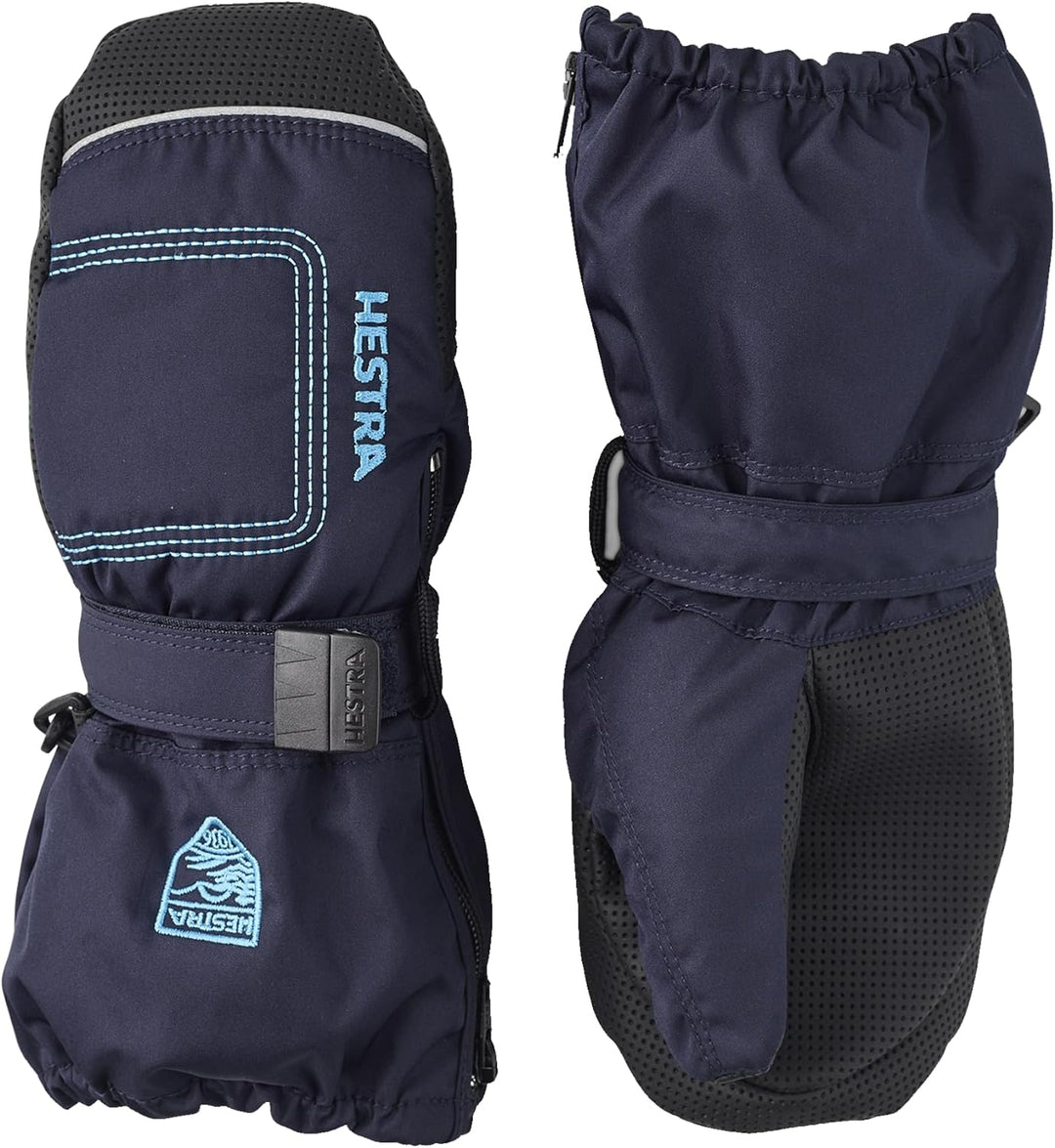 Hestra – Babyhandschuhe, Unisex, lang, mit Reissverschluss dunkles marineblau 3, dunkles marineblau