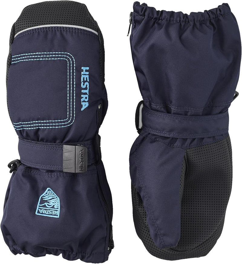 Hestra – Babyhandschuhe, Unisex, lang, mit Reissverschluss dunkles marineblau 3, dunkles marineblau