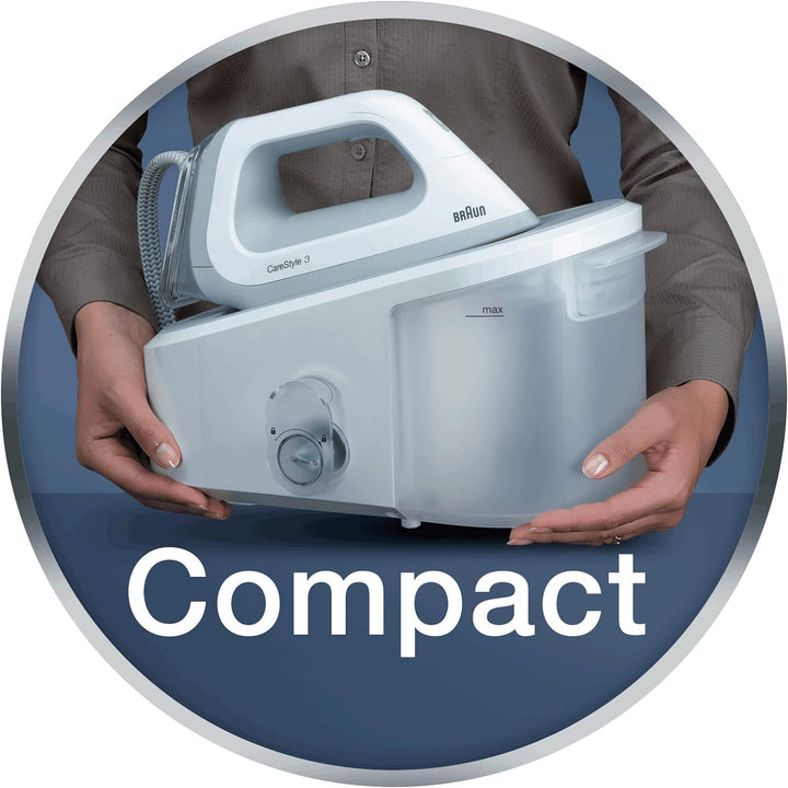 Braun CareStyle 3 IS 3041/1 Dampfbügelstation (2.400 W, 5 bar, Dampfstoss: 310 g/min, Eco-Funktion)