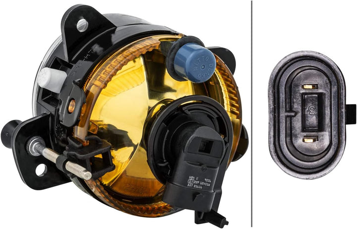 HELLA 1N0 271 247-421 FF-Nebelscheinwerfer - rechts - für u.a. VW Fox Hatchback (5Z1, 5Z3, 5Z4), rec