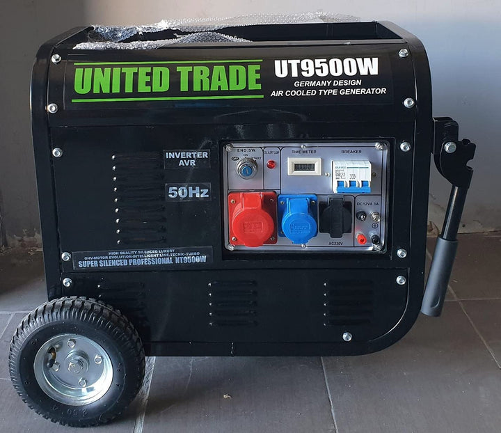 UNITED TRADE Verbrennungsgenerator / Elektrogenerator / Stromerzeuger HP 6.5 Elektrostart mit Schlüs