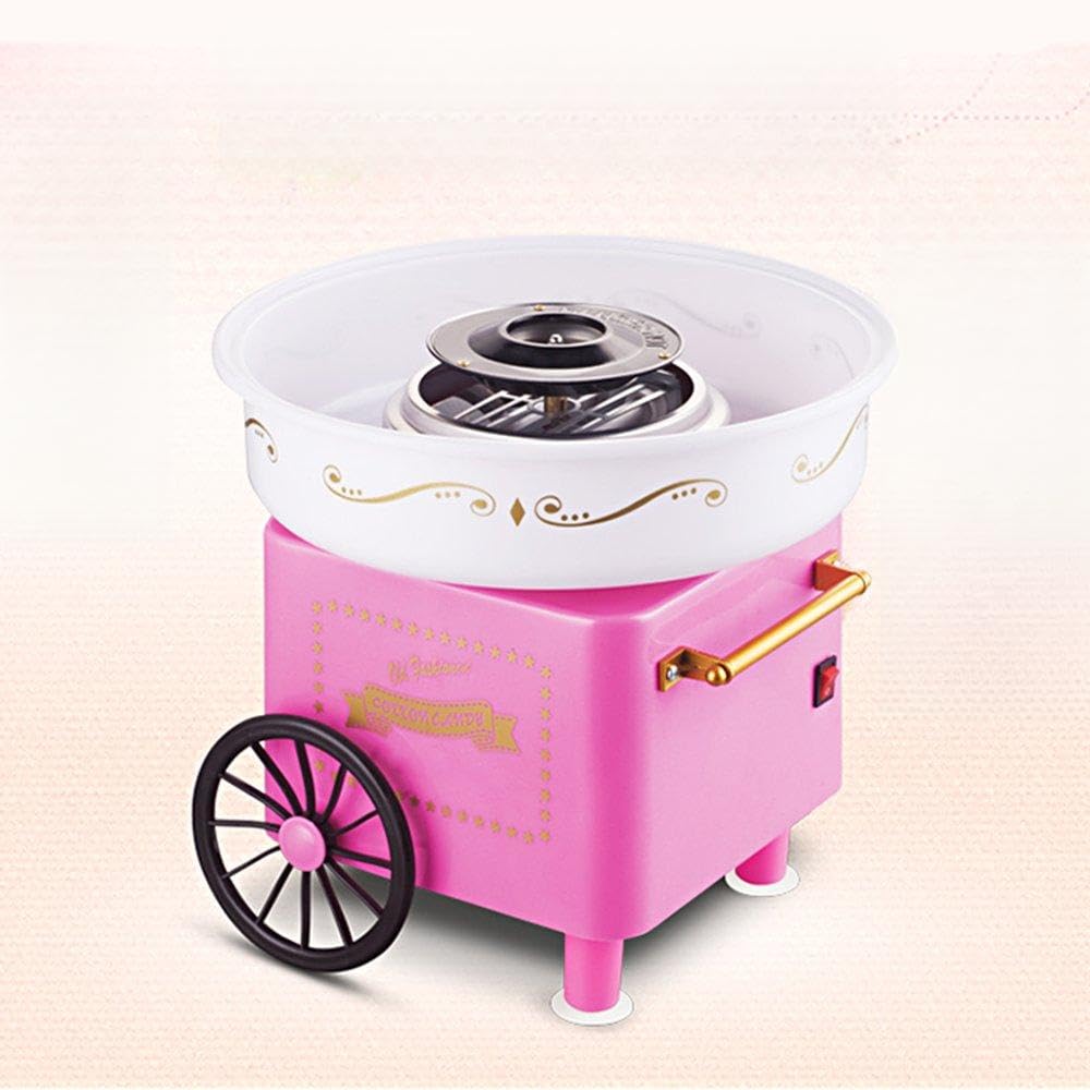 Zuckerwattemaschine, Marshmallow-Maschine mit 10 Stäbchen &amp; Messlöffel, Ideal für Kindergeburtstag &amp;