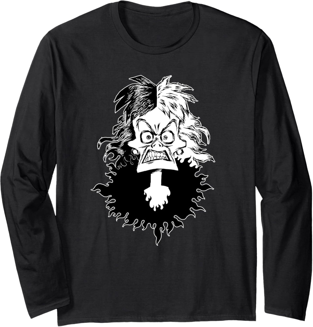 Disney Villains Craze Cruella De Vil Black and White Sketch Langarmshirt