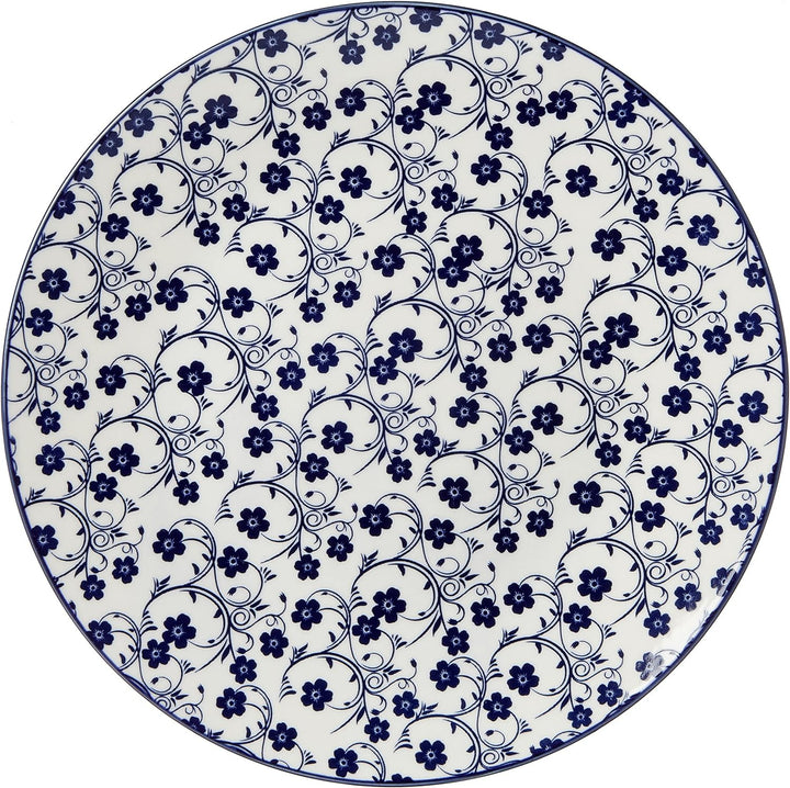 Ritzenhoff & Breker Speiseteller-Set Royal Sakura, 4-teilig, 26,5 cm Durchmesser, Porzellangeschirr,